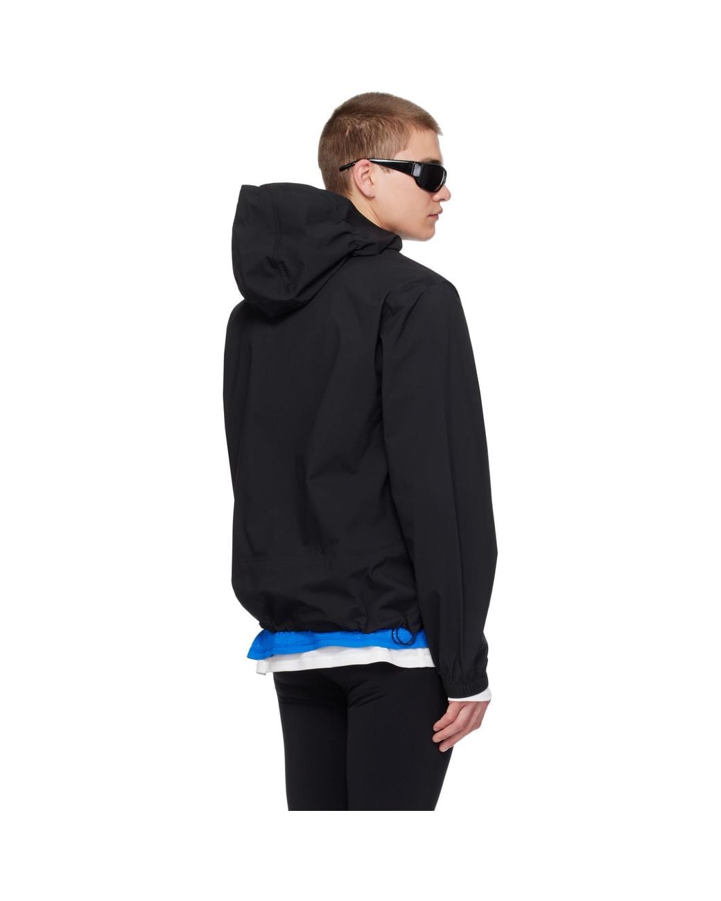 Literary Sport Black Emerson Running Jacket for men