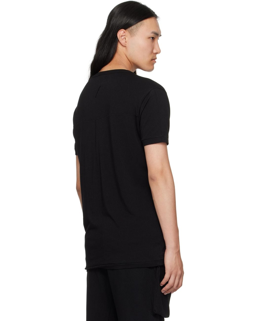 Thom Krom Black M Ts 886 T-Shirt for men