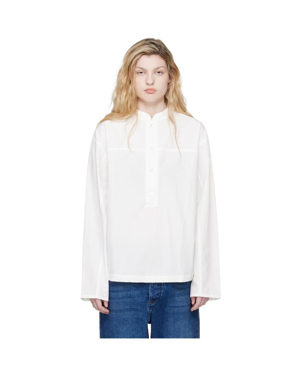 Studio Nicholson White Vega Shirt