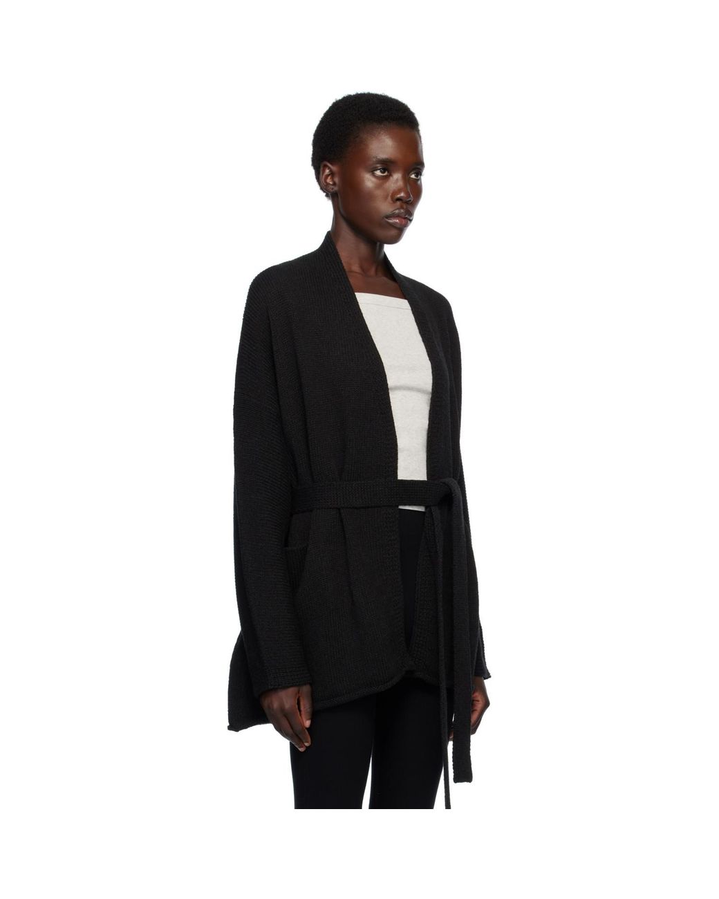 Lauren Manoogian Black Coto Cardigan