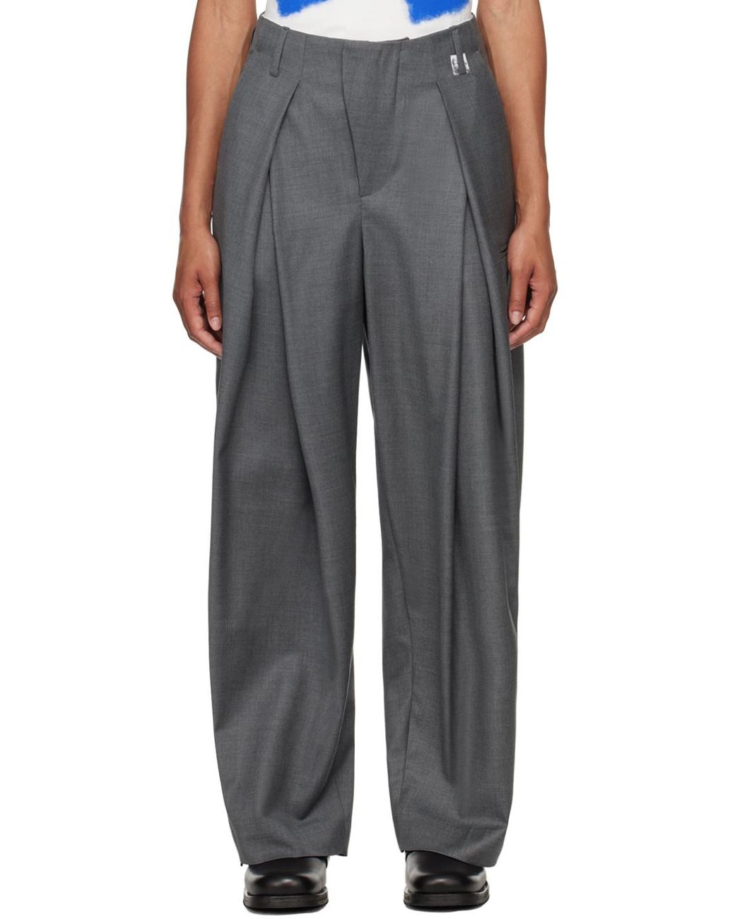 大人気アイテム in Trousers Vassi Adererror Black Lyst | パンツ