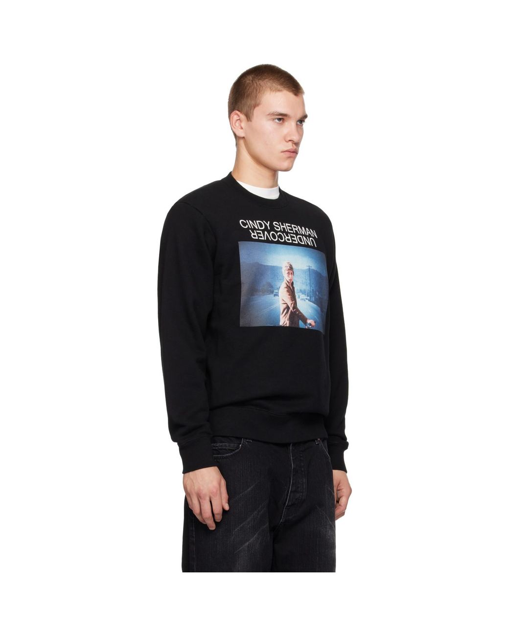 Undercover Black Cindy Sherman Sweatshirt for men