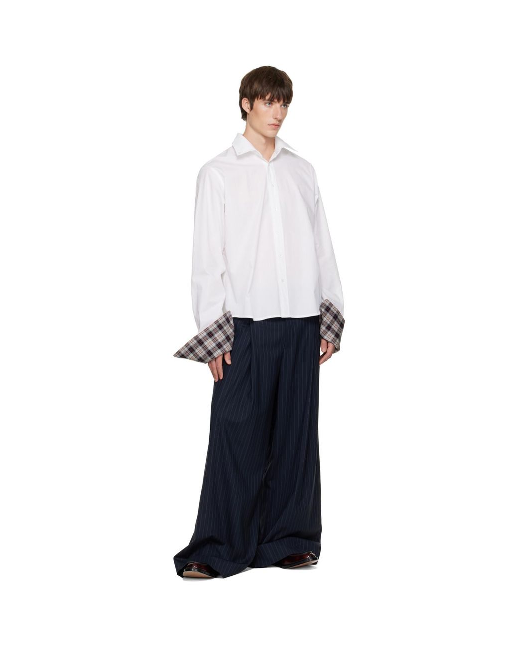 Abra White Back Pocket Shirt for men