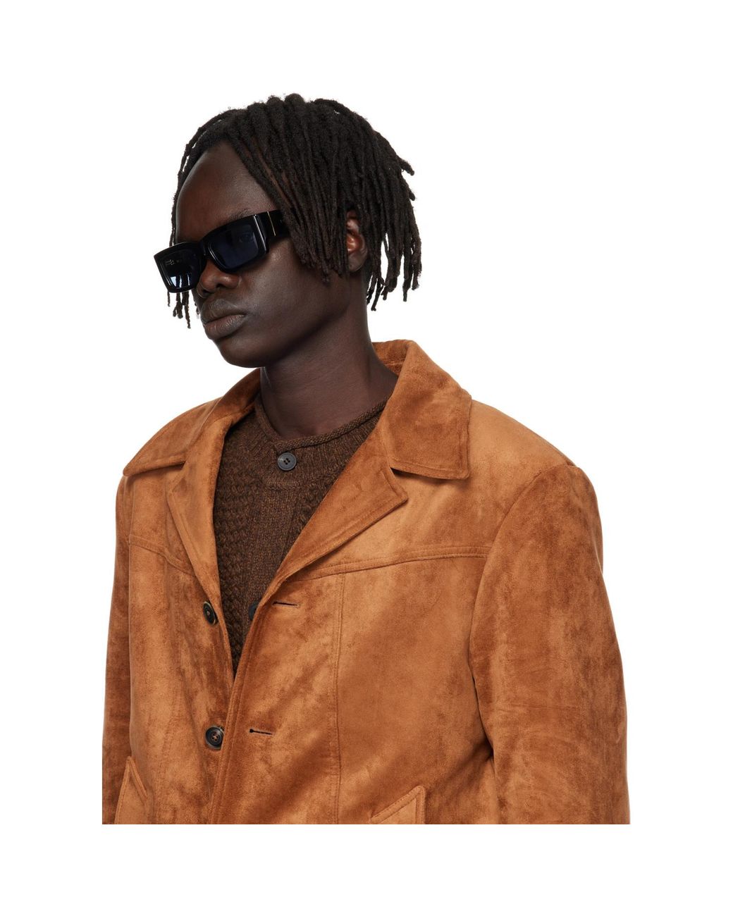 Retrosuperfuture Black Notte Sunglasses for men