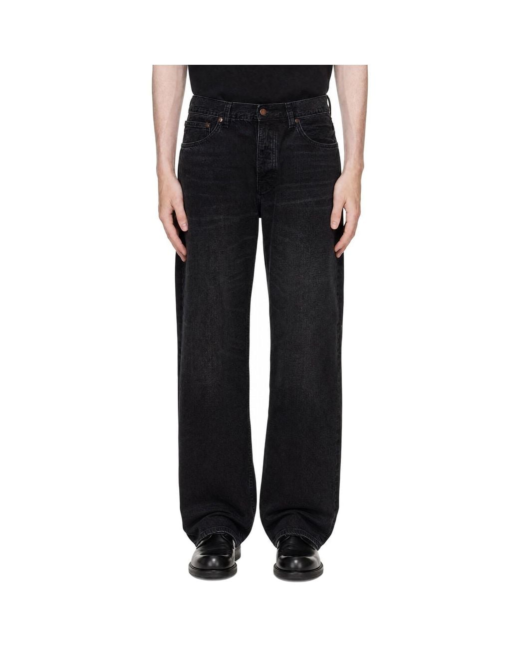 Nudie Jeans Black Loud Larry Jeans for men