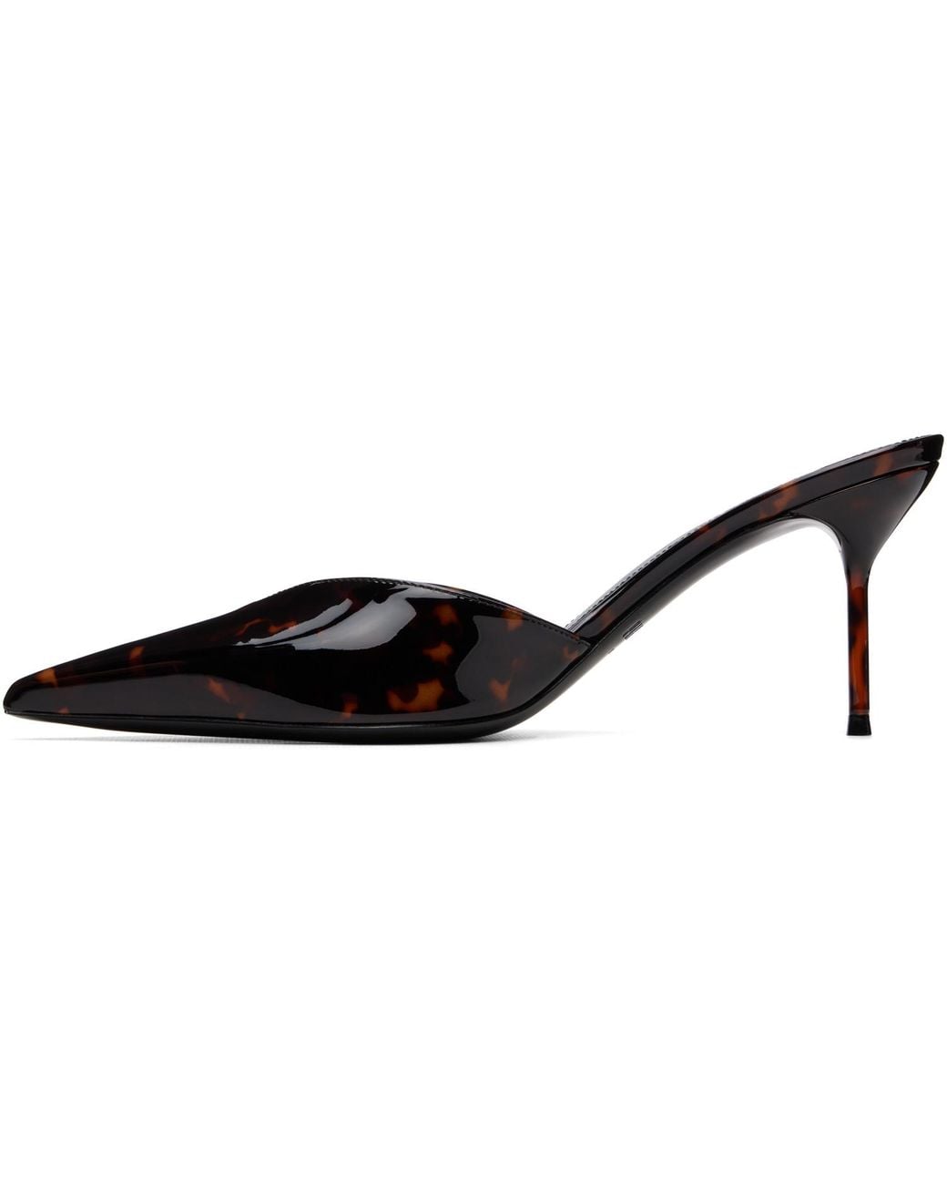 Paris Texas Black Lidia Sabot 70 Heels