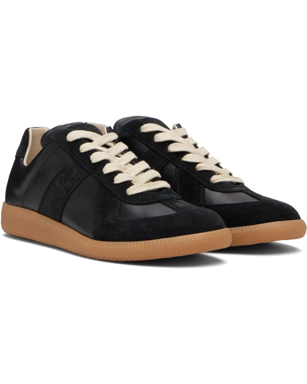 Maison Margiela Black Replica Sneakers