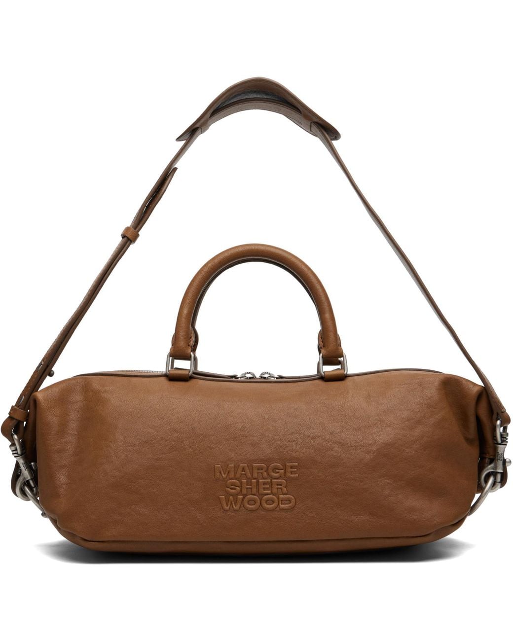 MARGE SHERWOOD Brown Dumpling Ew Bag