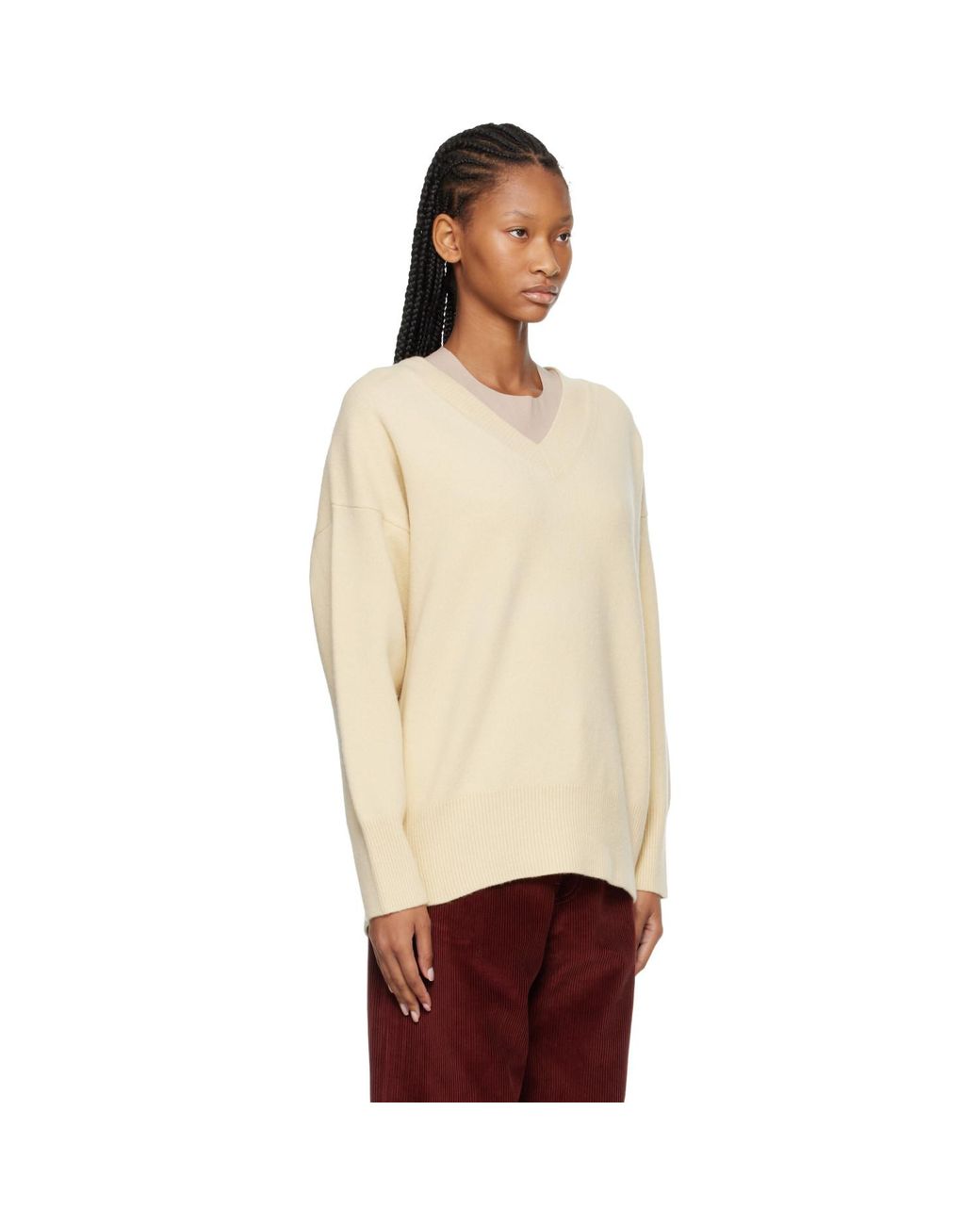 Rohe Natural Classic V-Neck Sweater