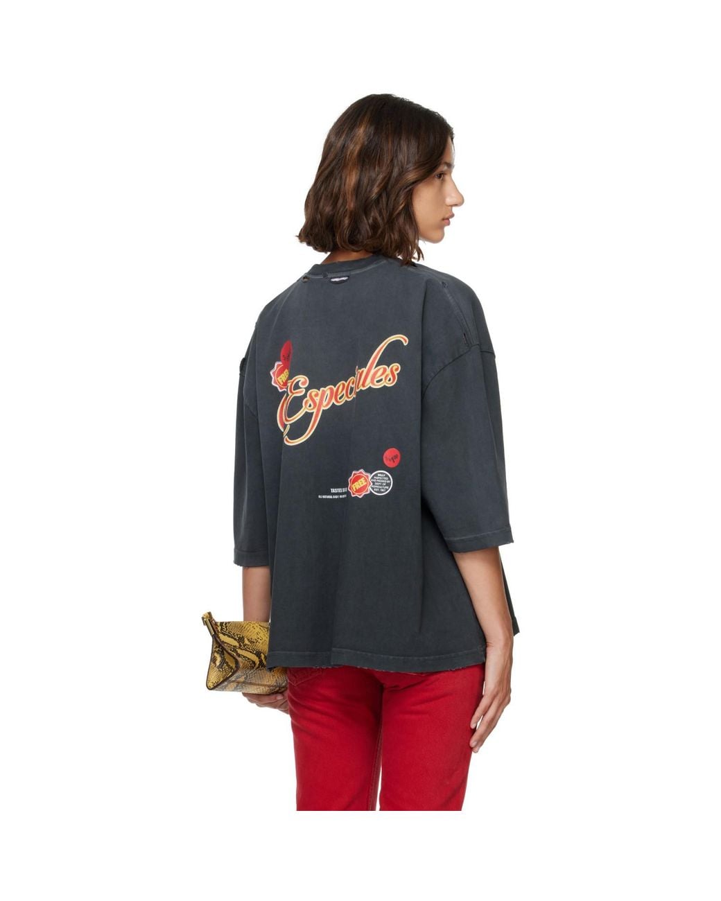 Willy Chavarria Red Os 'Especial Chorizo' Buffalo Tee
