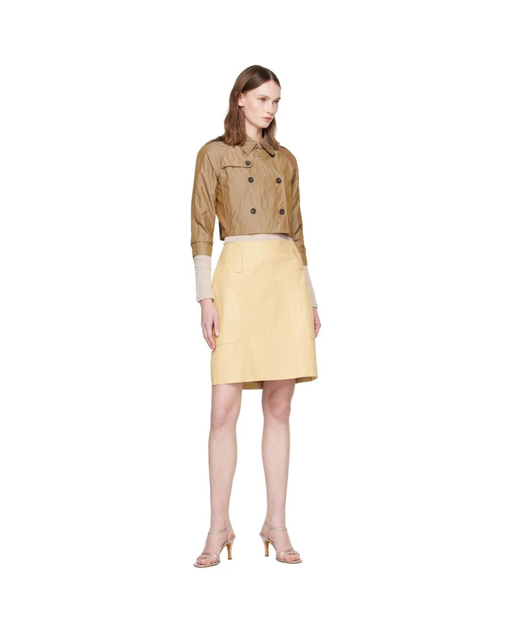 Paloma Wool Natural Khaki Costelo Trench Coat