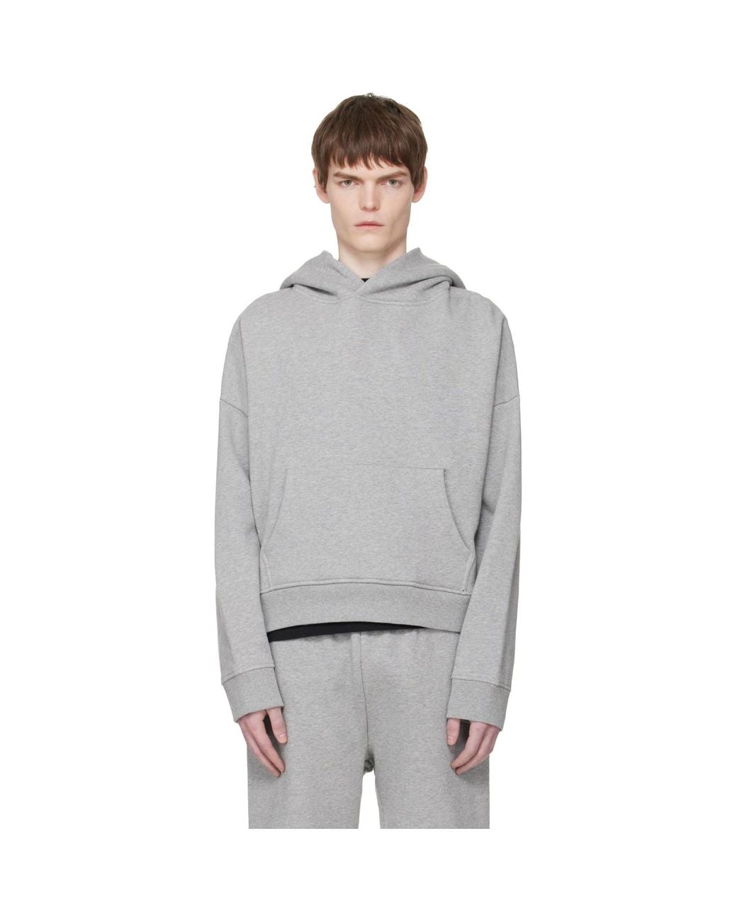 Entire studios Black Heavy Hoodie for men