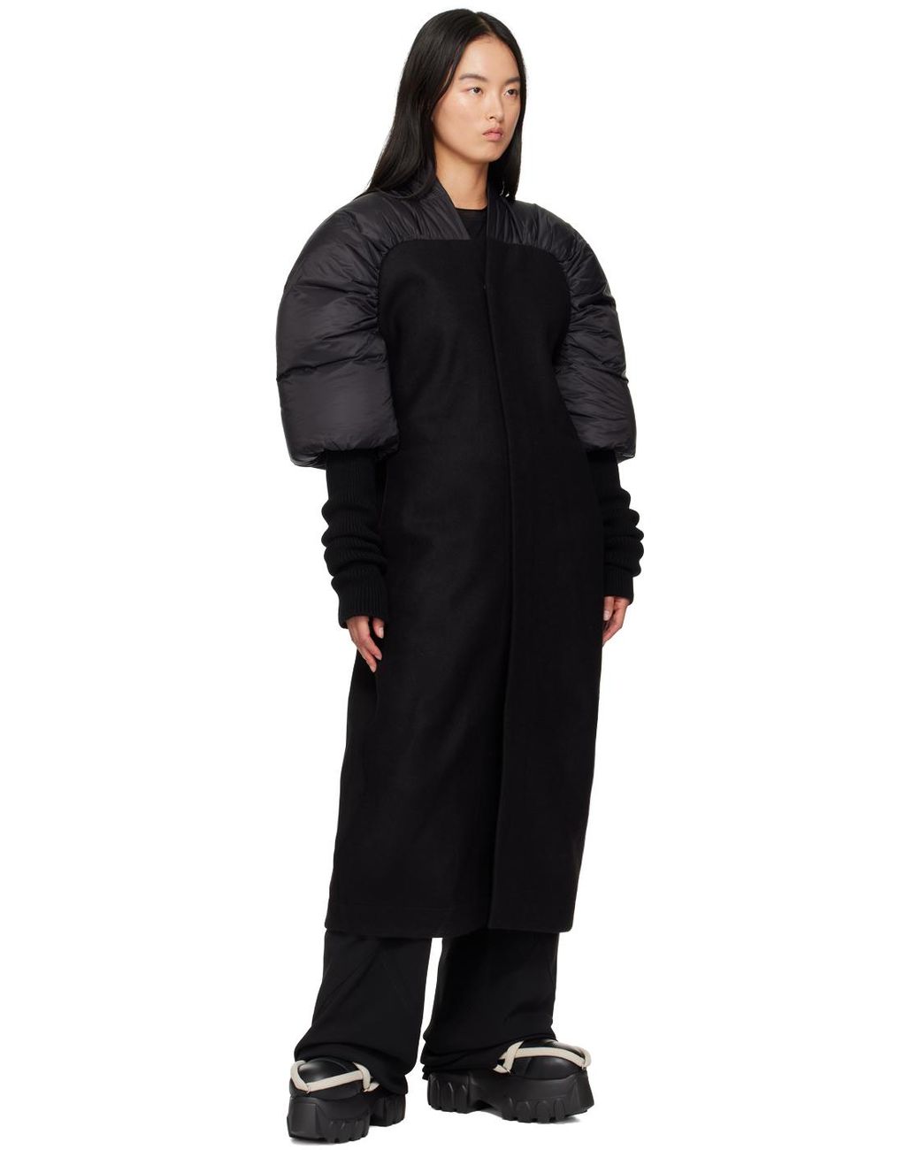 Rick Owens Porterville Lunar Mega Tractor Boots in Black | Lyst