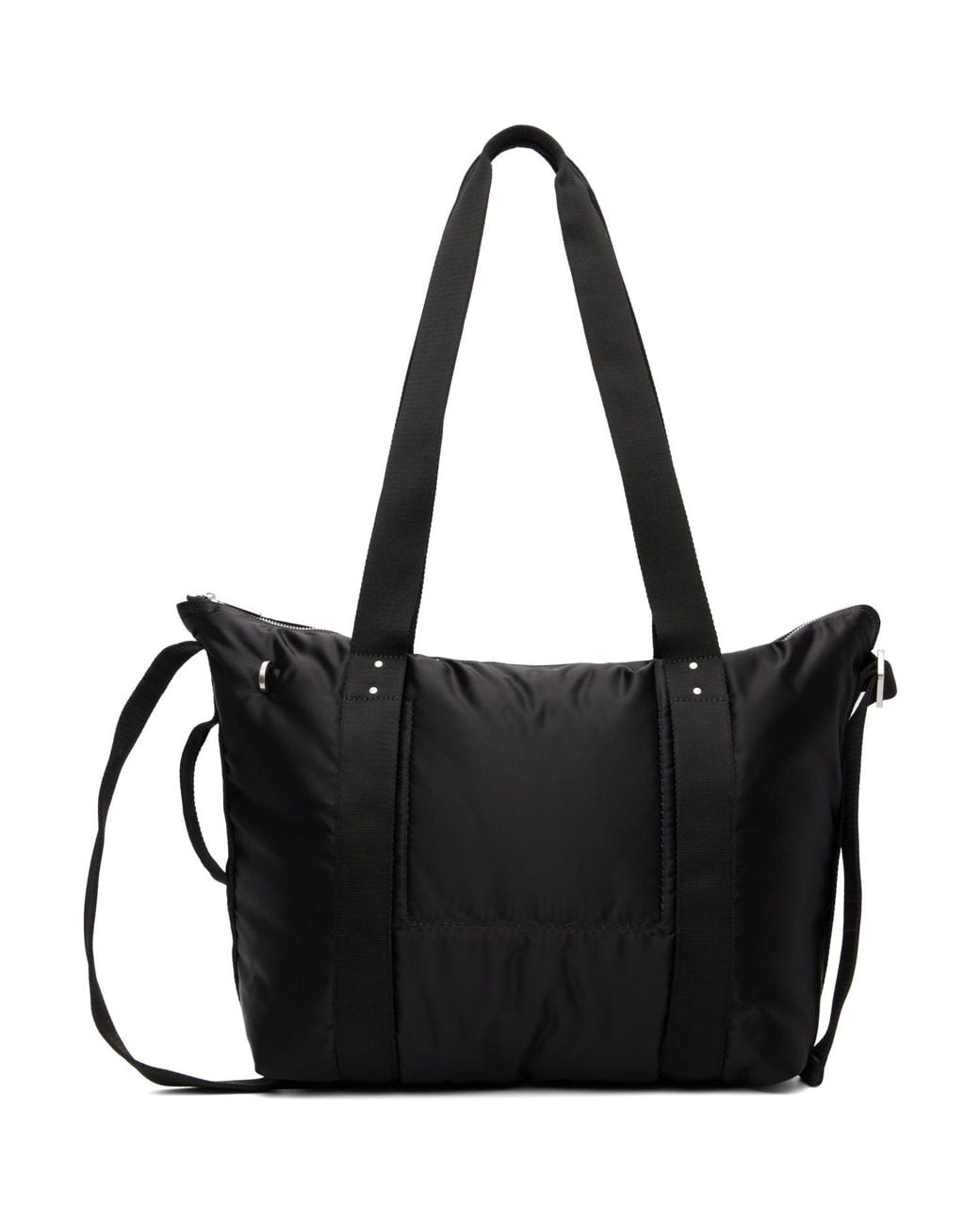 Rick Owens Black Tower Trolley Tote for men