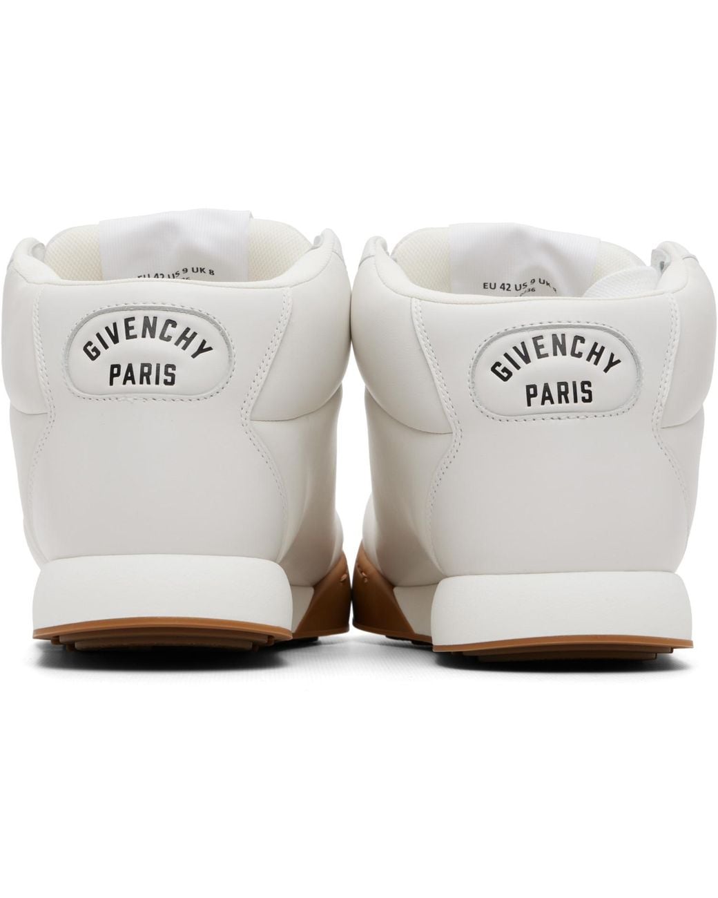 Givenchy White Puffy Yard' Mid-Top Sneakers for men