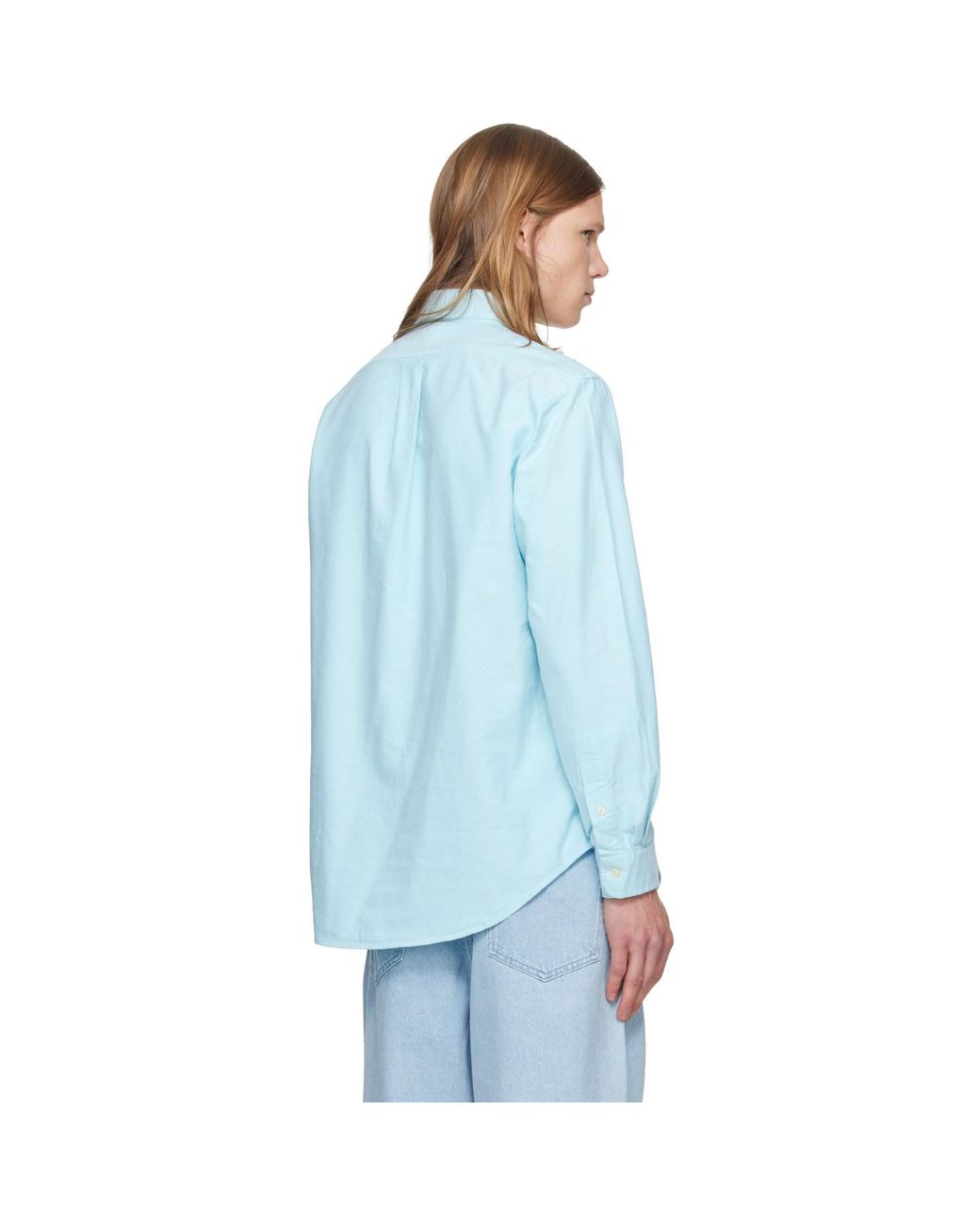 Polo Ralph Lauren Blue 'The Iconic Oxford' Shirt for men