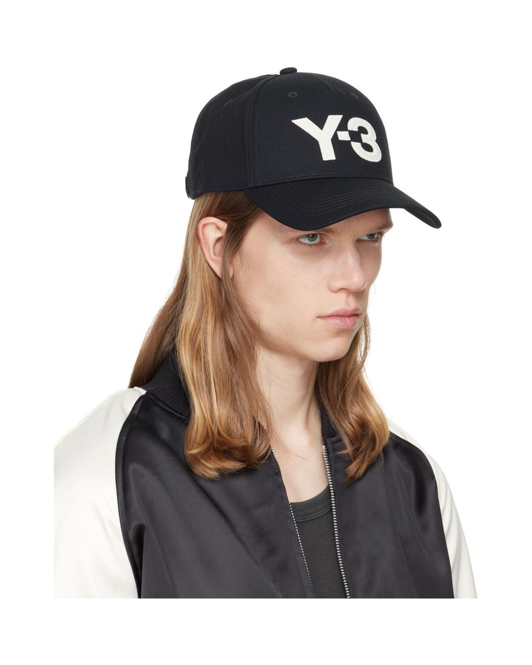 Y-3 Black Logo Cap for men