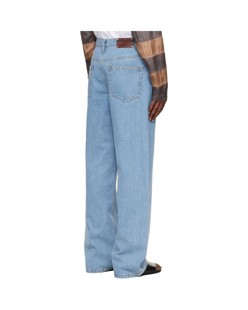 Dries Van Noten Blue Loose Fit Jeans for men