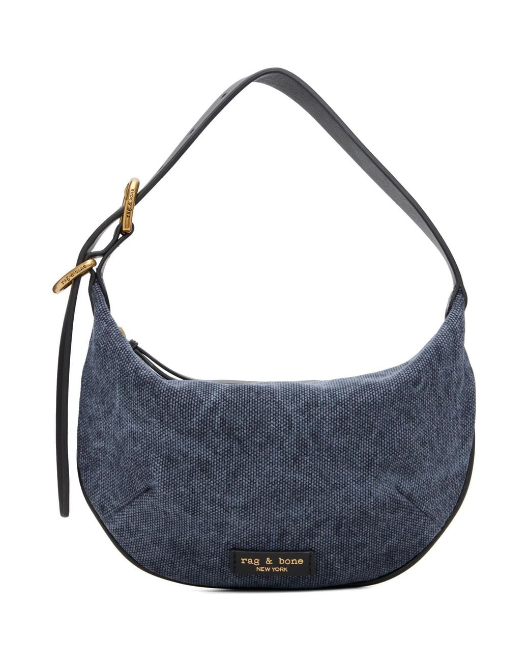Rag & Bone Blue Small Mercer Canvas Shoulder Bag