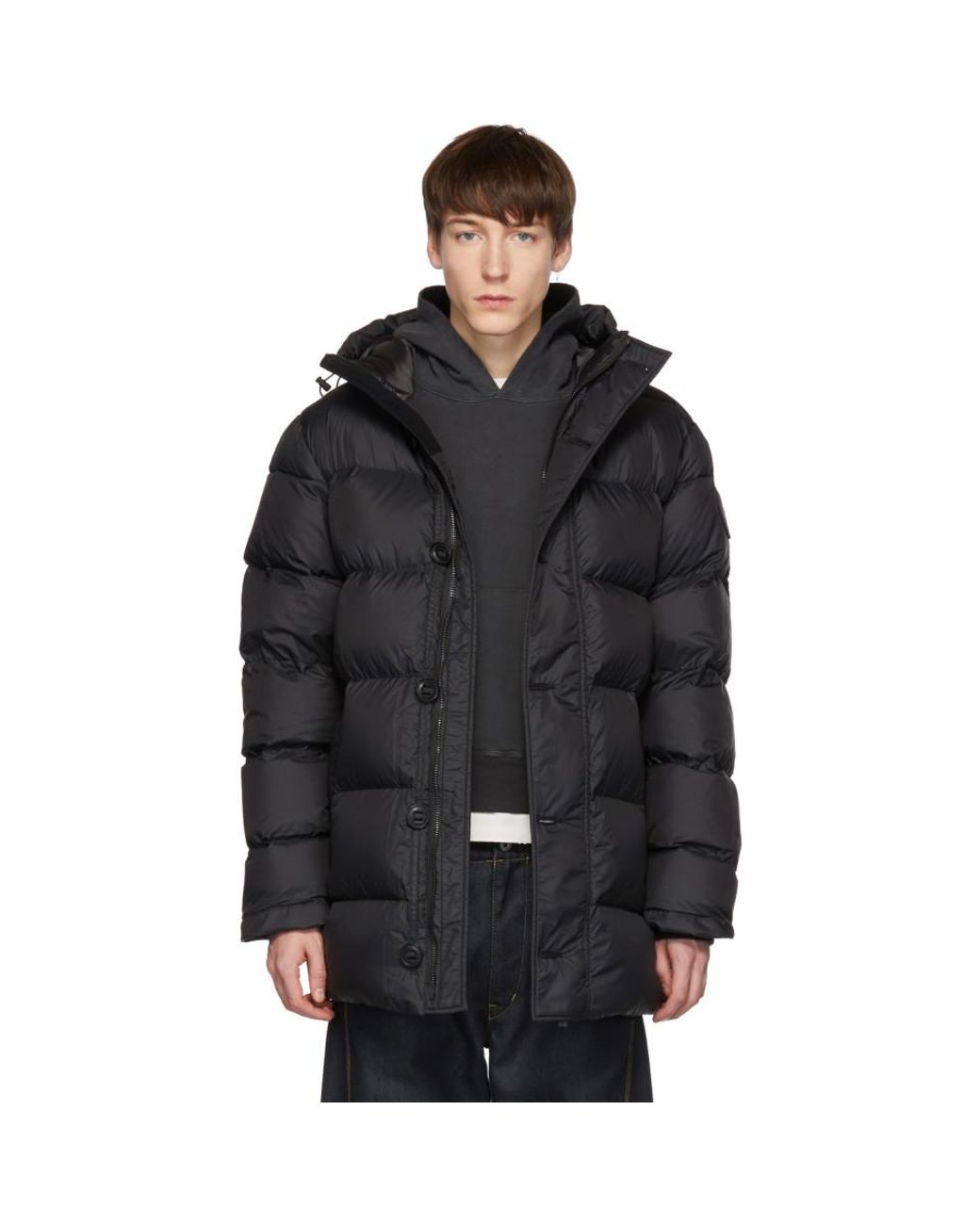 Canada Goose Black Black Label Down Vernon Parka for Men | Lyst