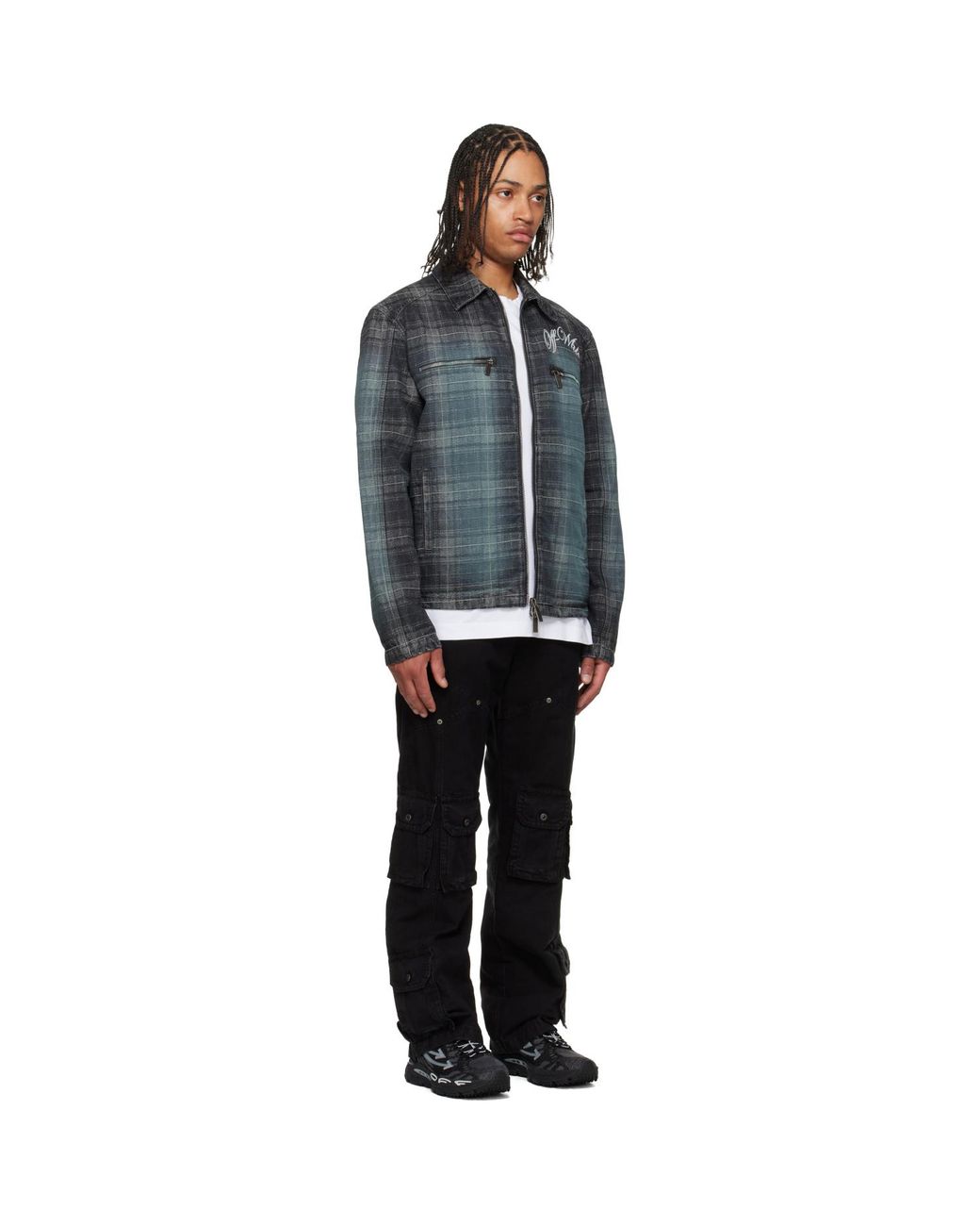 Off-White c/o Virgil Abloh Black Owr Gd Cot Multipkt Relax Cargo Pants for men