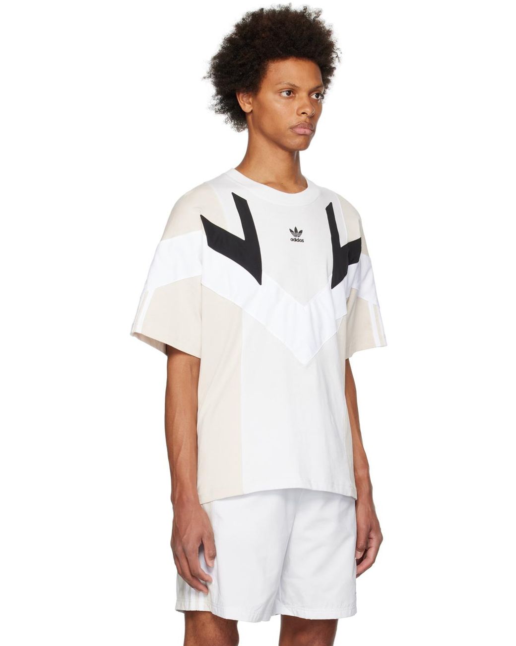 adidas Originals Off-white & Beige Rekive T-shirt for Men | Lyst Australia