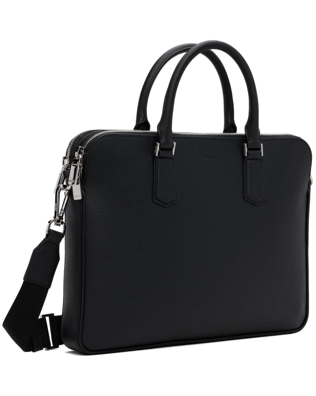 Boss Black Emed Logo Document Briefcase for men