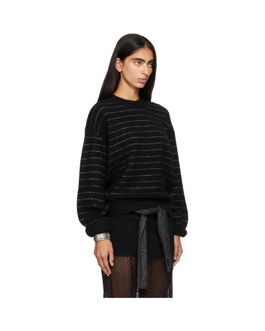 Isabel Marant Black Stacy Lurex Sweater