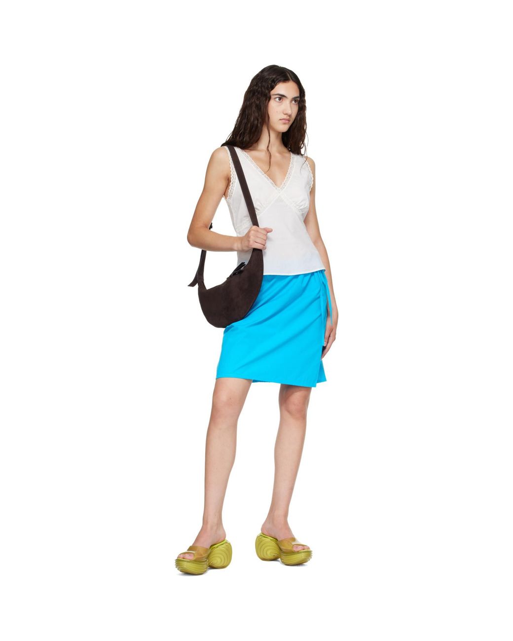 DIESEL Yellow Melissa Edition Platform Mule Heeled Sandals
