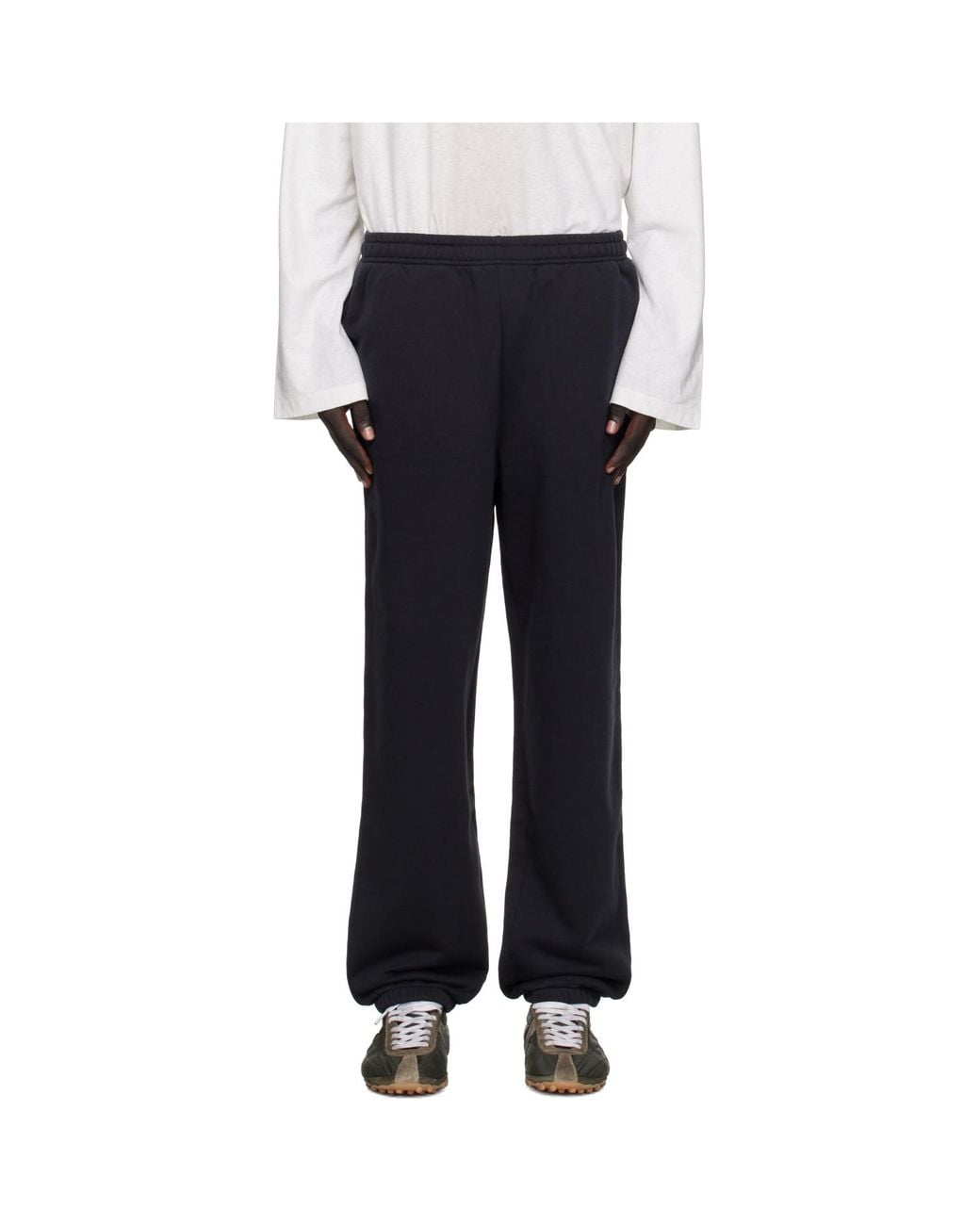 Acne Black Cotton Sweatpants for men