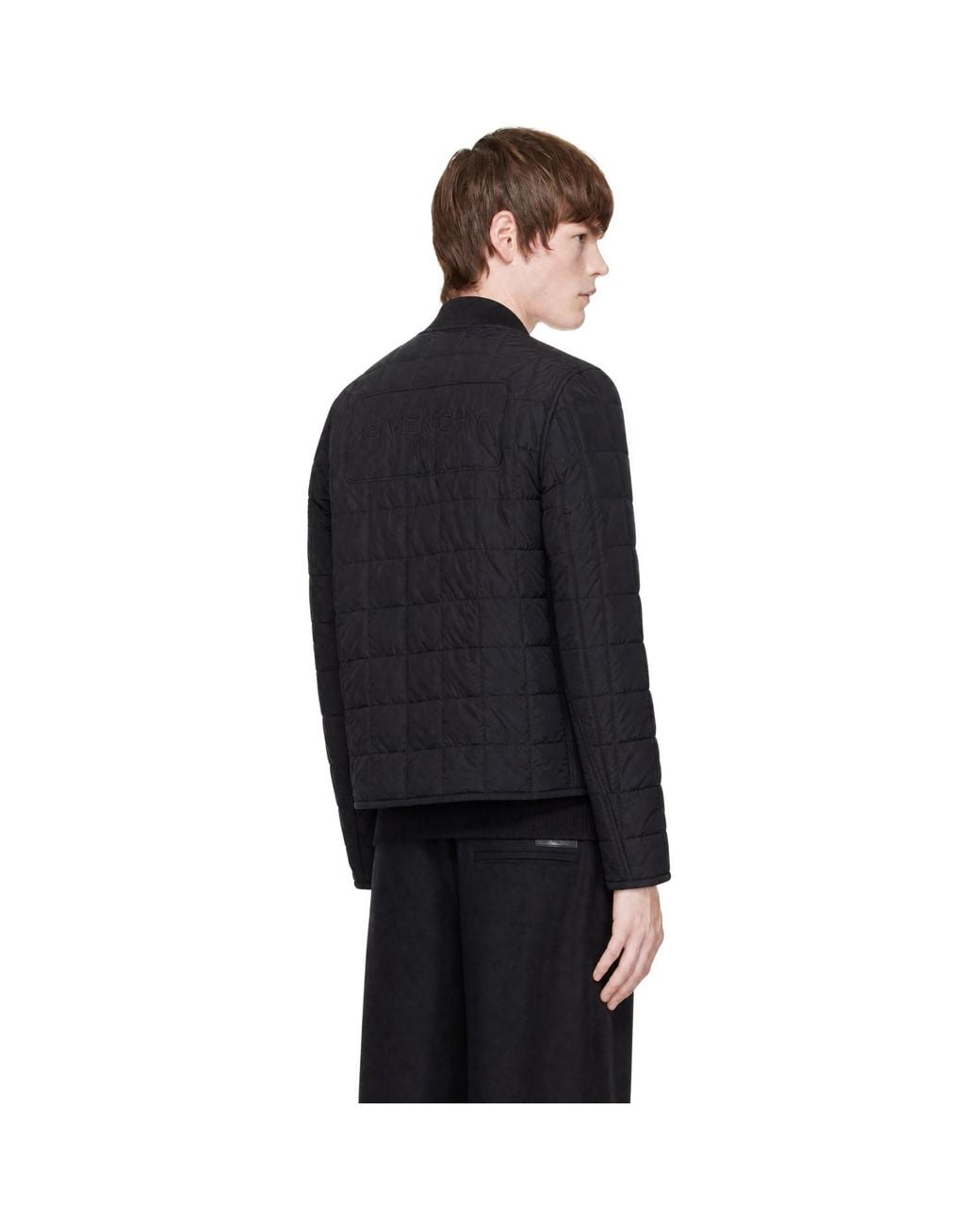Givenchy Black Couture Seam Quilted Paris' Jacket for men