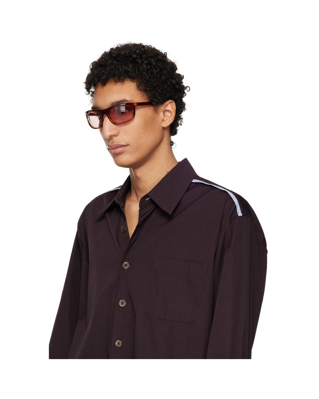 Our Legacy Black Shelter Sunglasses for men