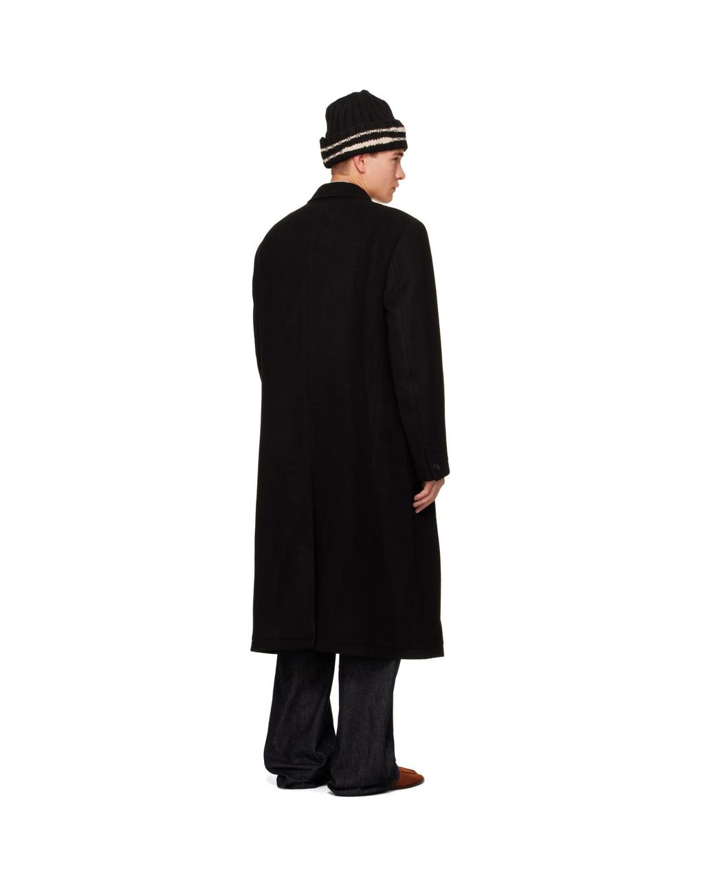 mfpen Black Conference Coat for men