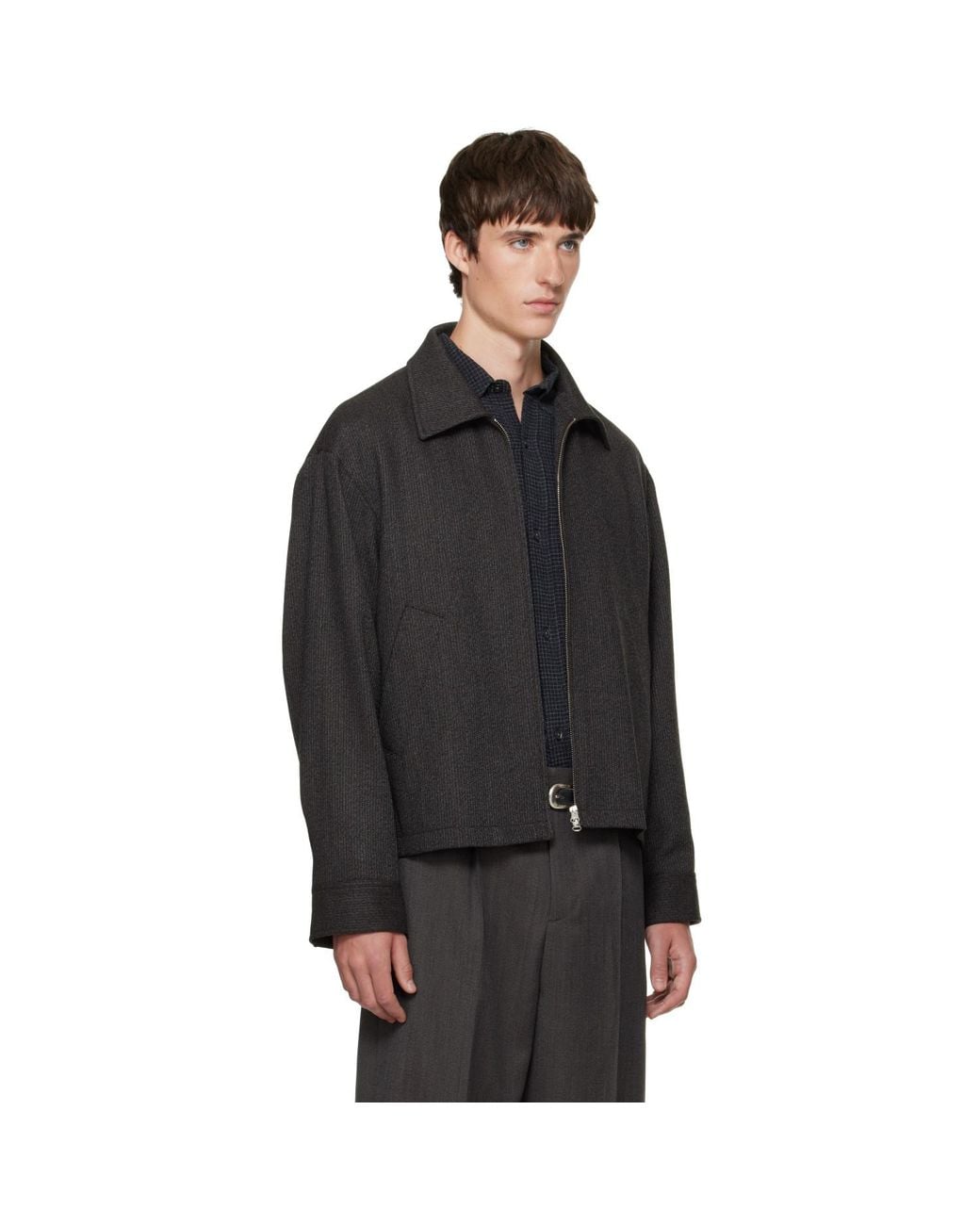 mfpen Black Mail Jacket for men