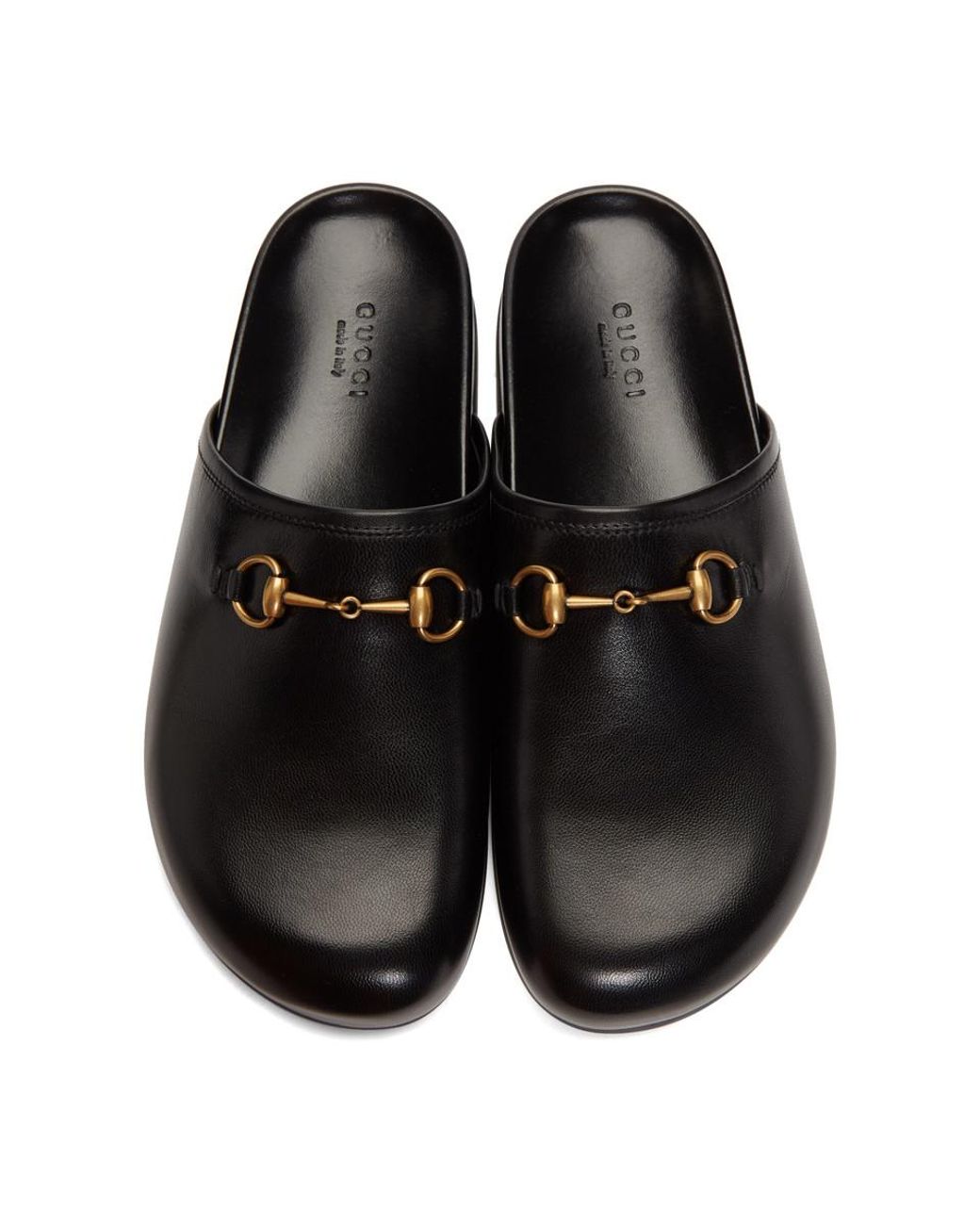 Gucci river leather clogs Clearance