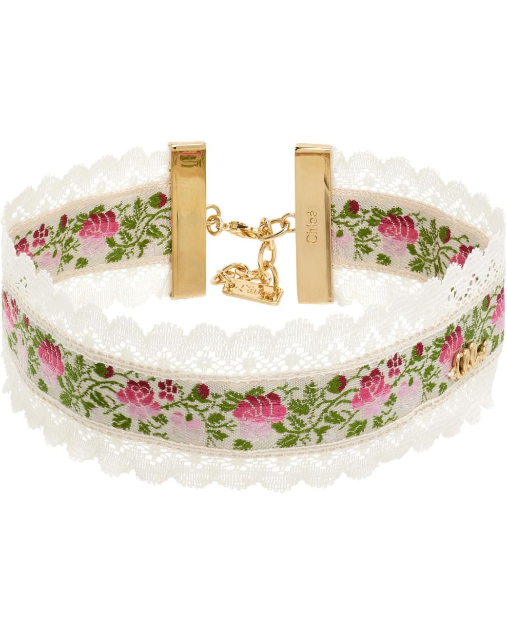 Chloé Metallic 'The Folk' Necklace