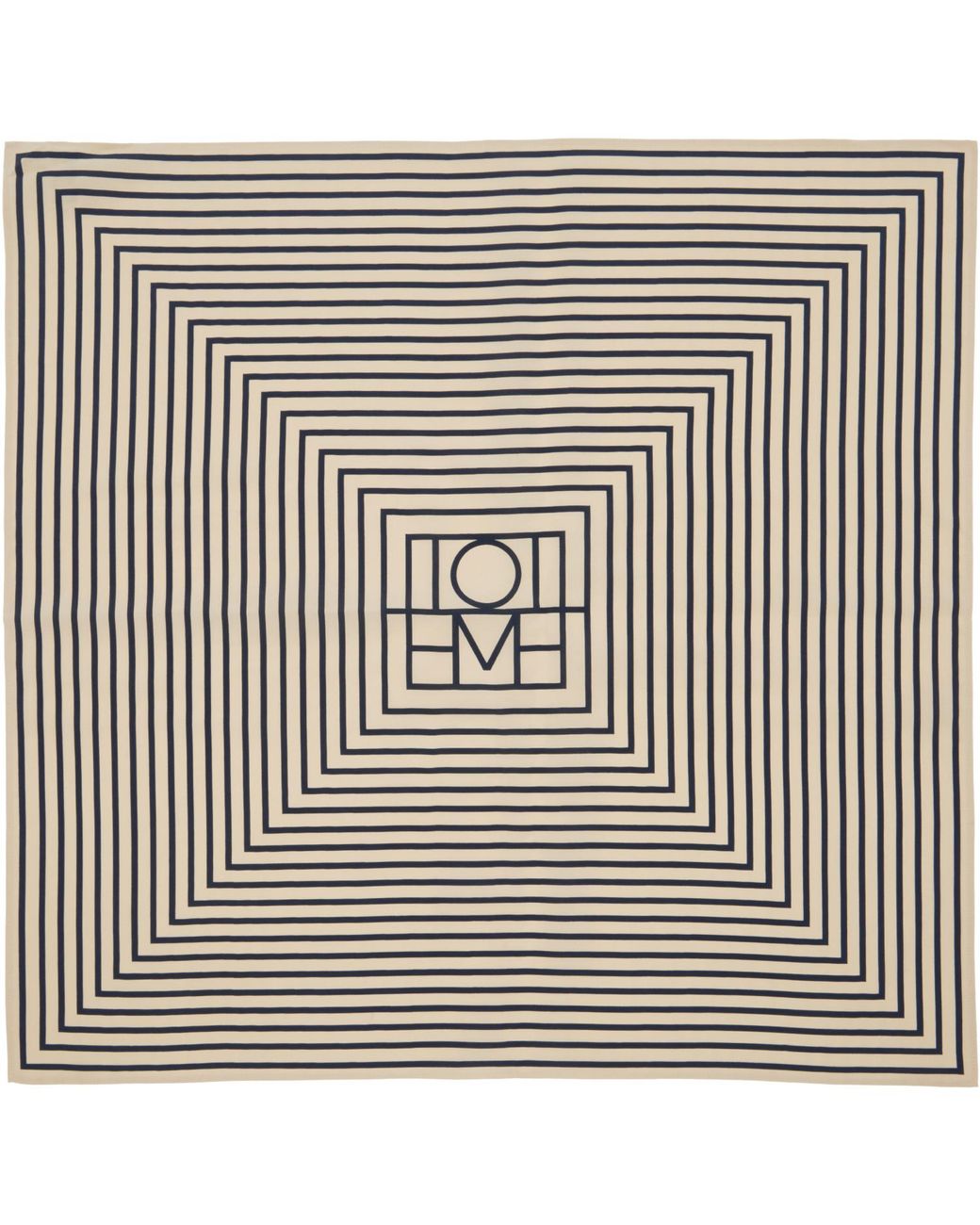 Totême Metallic Signature Monogram Silk Scarf
