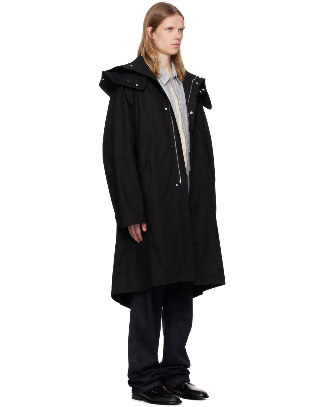 Post Archive Faction PAF 8.0 Center Rain Coat in Black for Men | Lyst