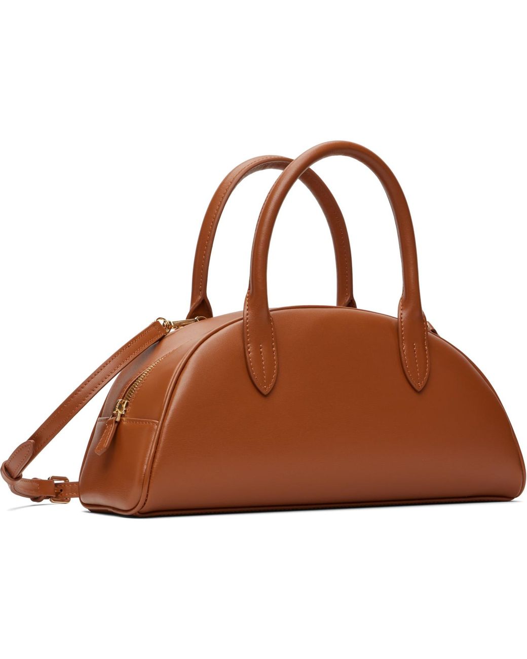 DUNST Brown Classic Bowling Bag