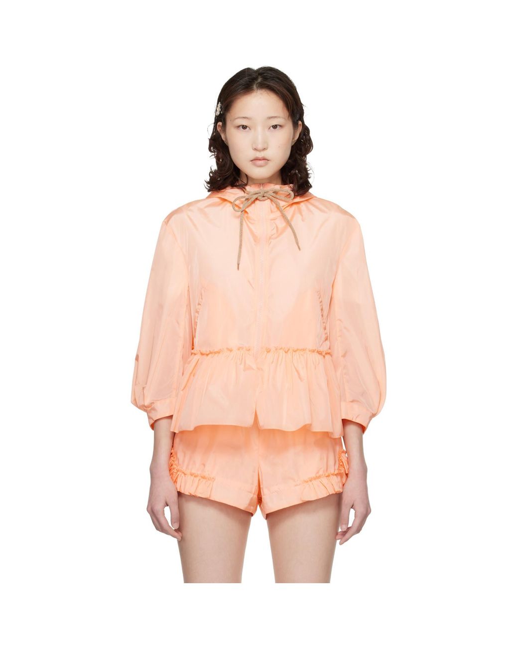 Blouson À Basque Et À Volants Simone Rocha en coloris Pink
