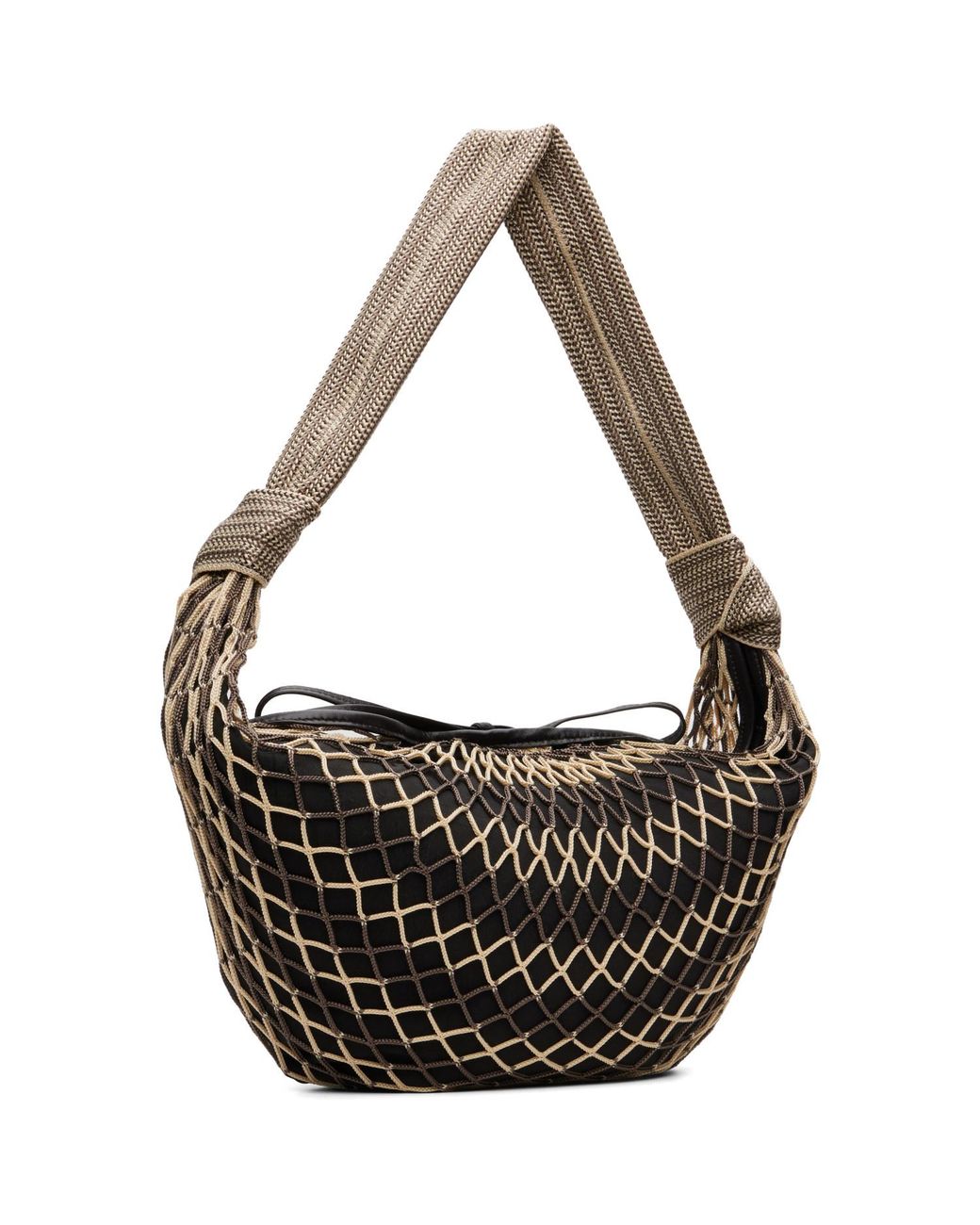 Lemaire Black Fortune Croissant Filt Bag