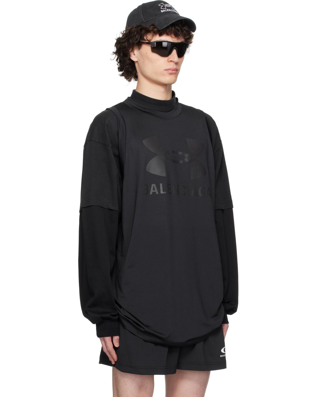 【BALENCIAGA】Under Armour Triple Layered T-shirt Tシャツ Balenciaga Under Armour Edition Triple Layered T-Shirt in