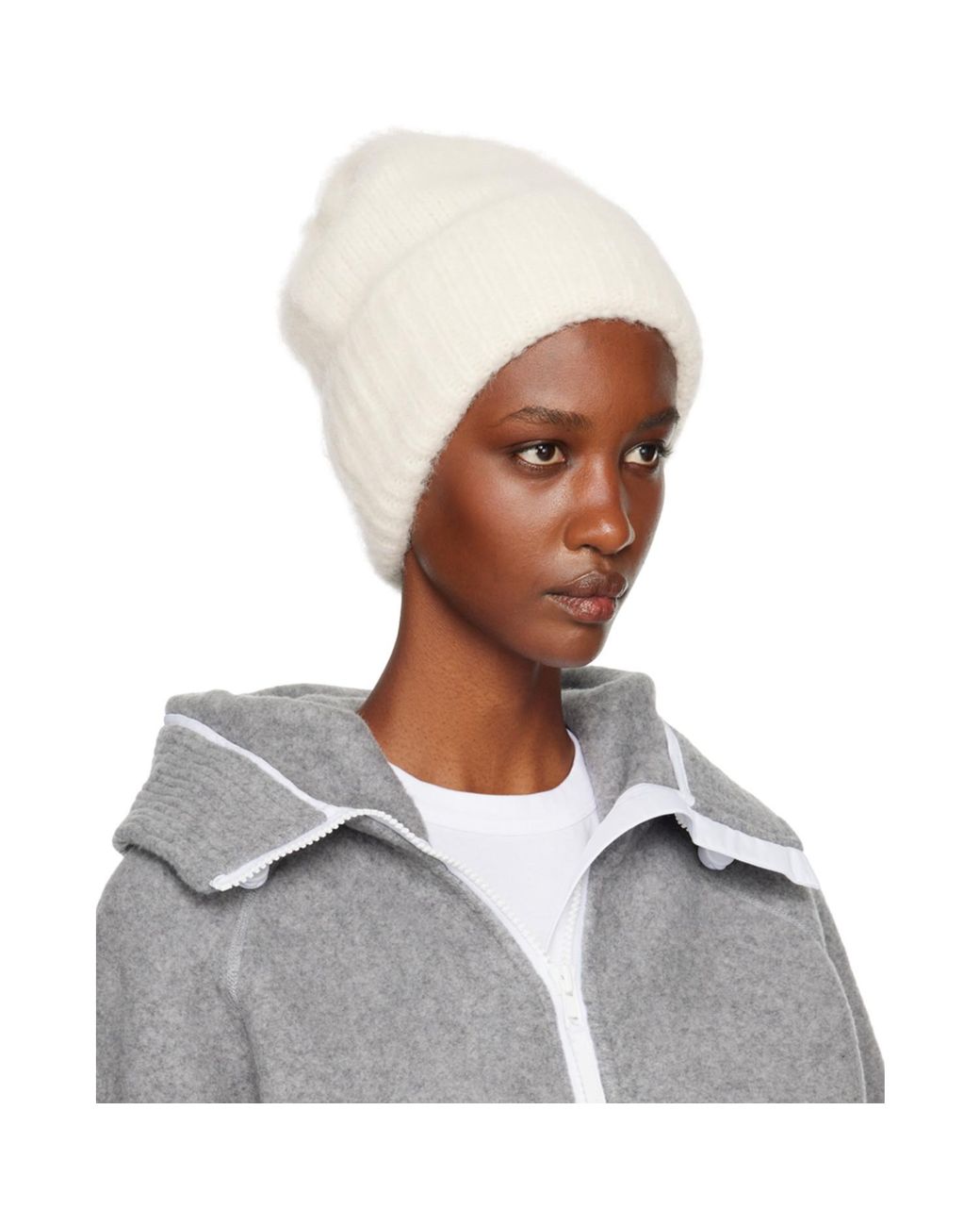 Canada Goose White Off- Alpaca Beanie