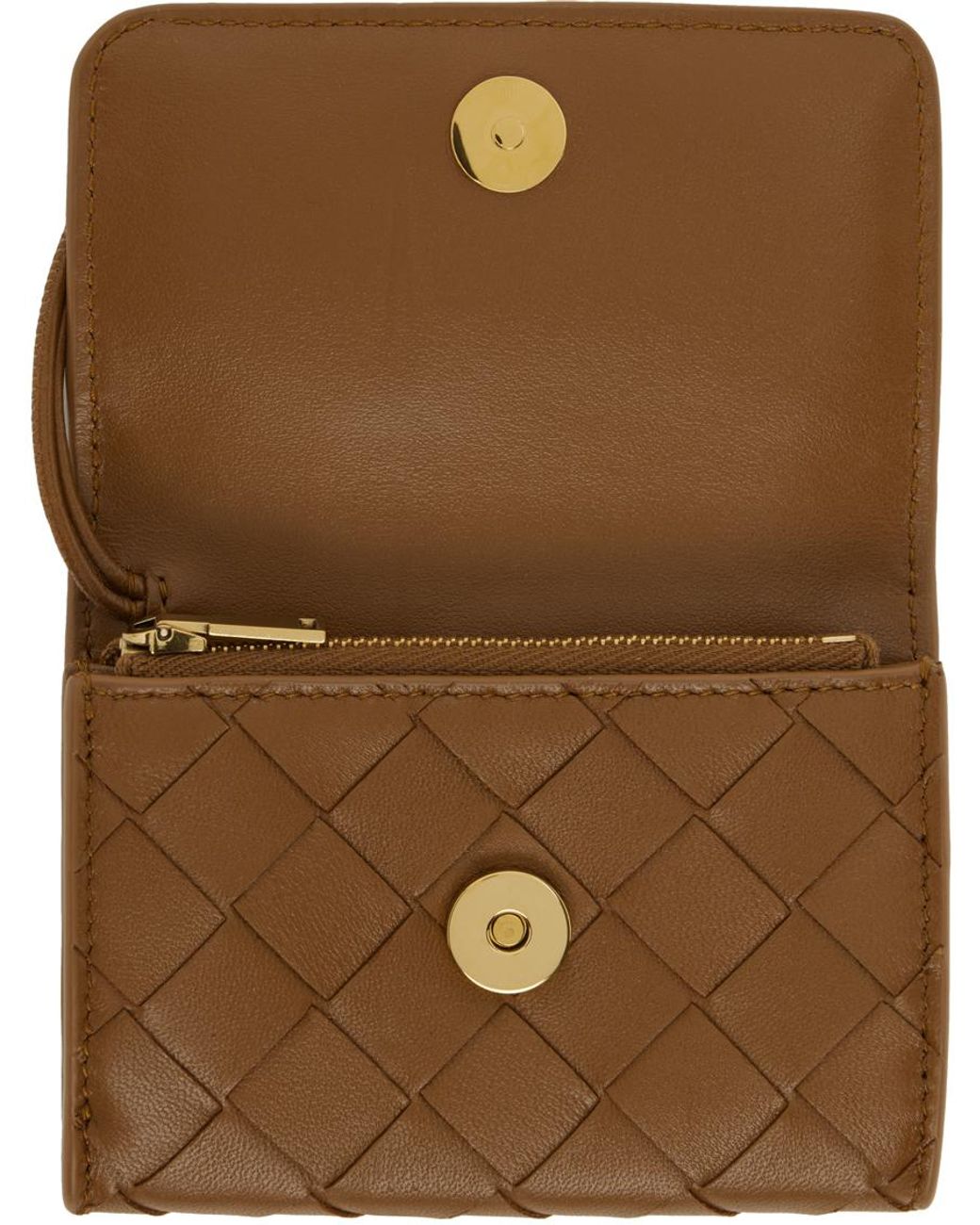 【BOTTEGA VENETA】スモール Andiamo エンベロープ カードケース Bottega Veneta タン スモール Andiamo エンベロープ カード