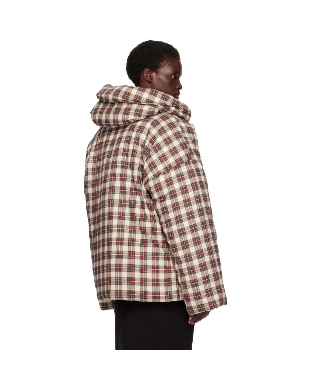 Dries Van Noten Brown Off- Check Jacket