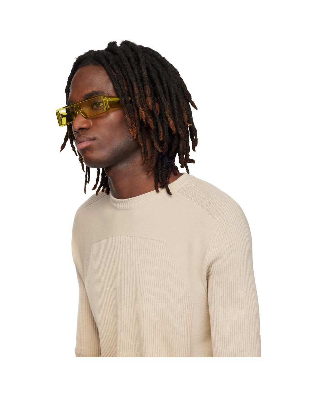 Rick Owens Black Gethshades Sunglasses for men