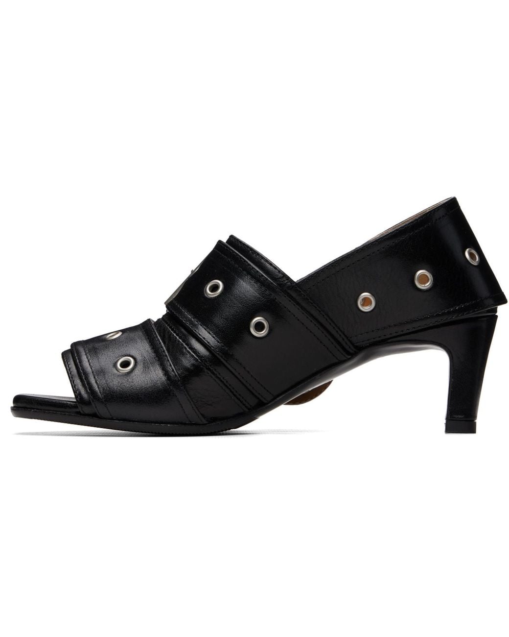 Our Legacy Black 4Cm Belt Heeled Sandals