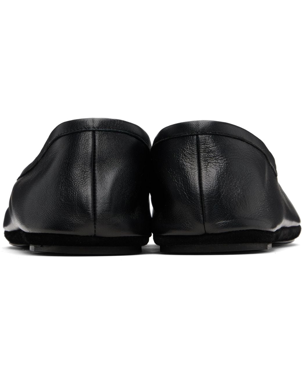 Lemaire Black Indoor Slipper Loafers for men