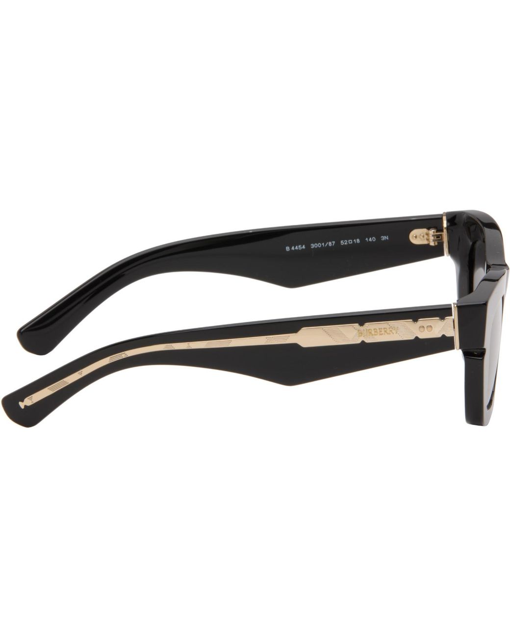 Burberry Gray Rectangle Sunglasses
