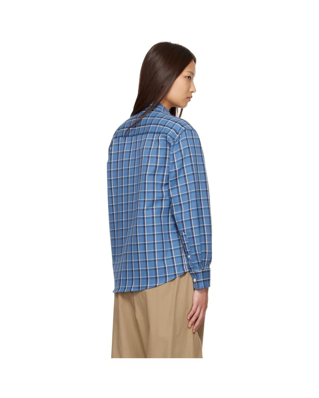 Baserange Blue Bent Shirt
